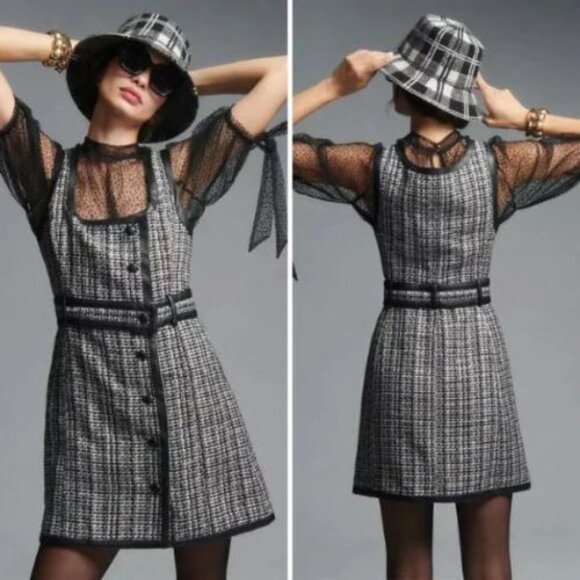 NWT Anthropologie Maeve Tweed Mini Dress | 2 - Picture 2 of 8